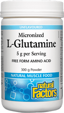 Natural Factors Micronized L-Glutamine Powder - Unflavoured 300 g Image 1