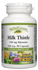 Natural Factors Milk Thistle Silymarin 250 mg 90 Capsules Image 1