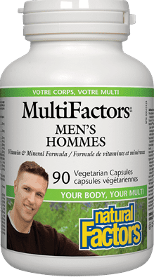 Natural Factors MultiFactors Men's 90 VCaps Image 1