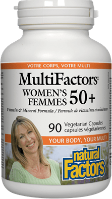Natural Factors MultiFactors Women's 50+ 90 VCaps Image 1