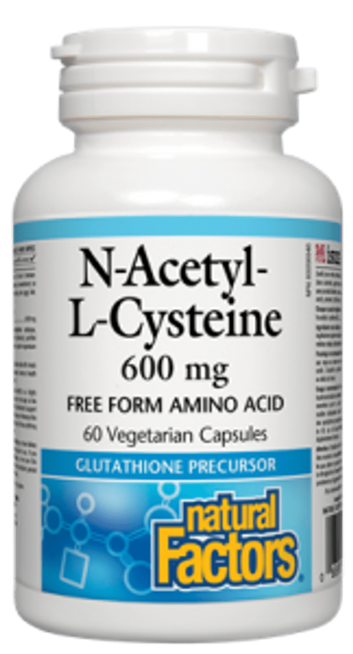 Natural Factors N-Acetyl-L-Cysteine 600 mg VCaps Image 1