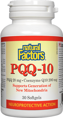 Natural Factors PQQ-10 PQQ 20 & Coenzyme Q10 200 mg Softgels Image 2