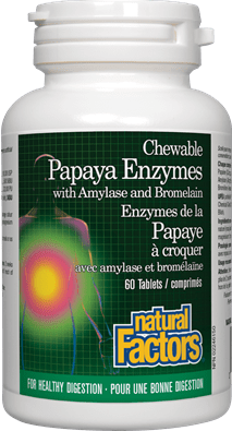 Natural Factors Papaya Enzymes Chewable Tablets Image 1