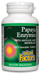 Natural Factors Papaya Enzymes Chewable Tablets Image 2