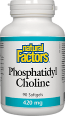 Natural Factors Phosphatidyl Choline 420 mg 90 Softgels Image 1