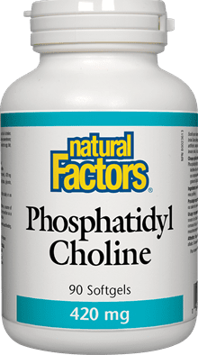 Natural Factors Phosphatidyl Choline 420 mg 90 Softgels Image 1