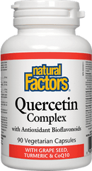 Natural Factors Quercetin Complex with Antioxidant Bioflavonoids 90 VCaps Image 1