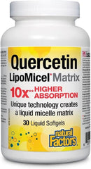 Natural Factors Quercetin LipoMicel Matrix Softgels Image 1