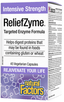 Natural Factors ReliefZyme Intensive Strength 45 VCaps Image 1