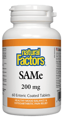 Natural Factors SAMe 200 mg Tablets Image 2