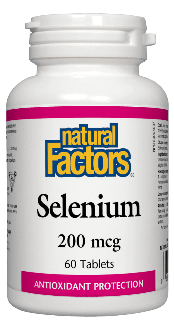 Natural Factors Selenium 200 mcg Tablets Image 3