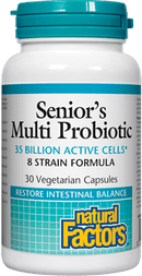 Natural Factors Senior's Multi Probiotic 35 Billion Active Cells 30 VCaps Image 1