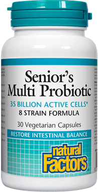 Natural Factors Senior's Multi Probiotic 35 Billion Active Cells 30 VCaps Image 1