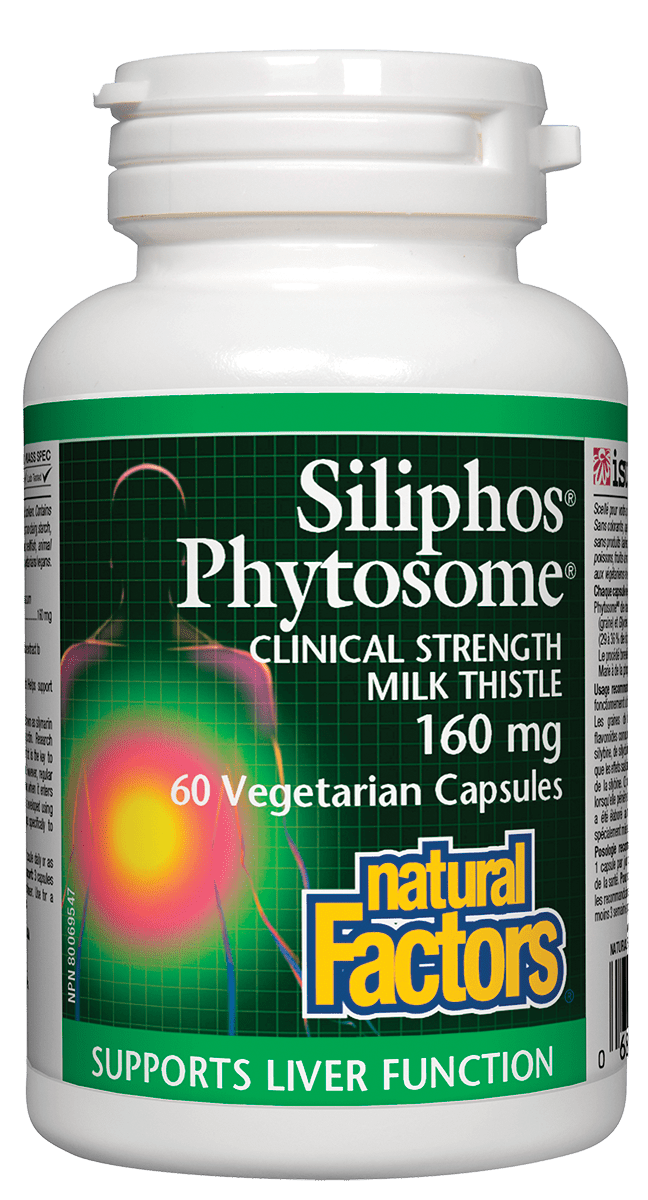 Natural Factors Siliphos Phytosome 160 mg 60 VCaps Image 1
