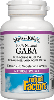 Natural Factors Stress-Relax GABA 100 mg 90 VCaps Image 1