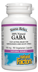 Natural Factors Stress-Relax GABA 250 mg 60 VCaps Image 1