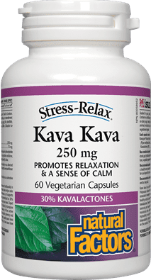 Natural Factors Stress-Relax Kava 250 mg 60 VCaps Image 1