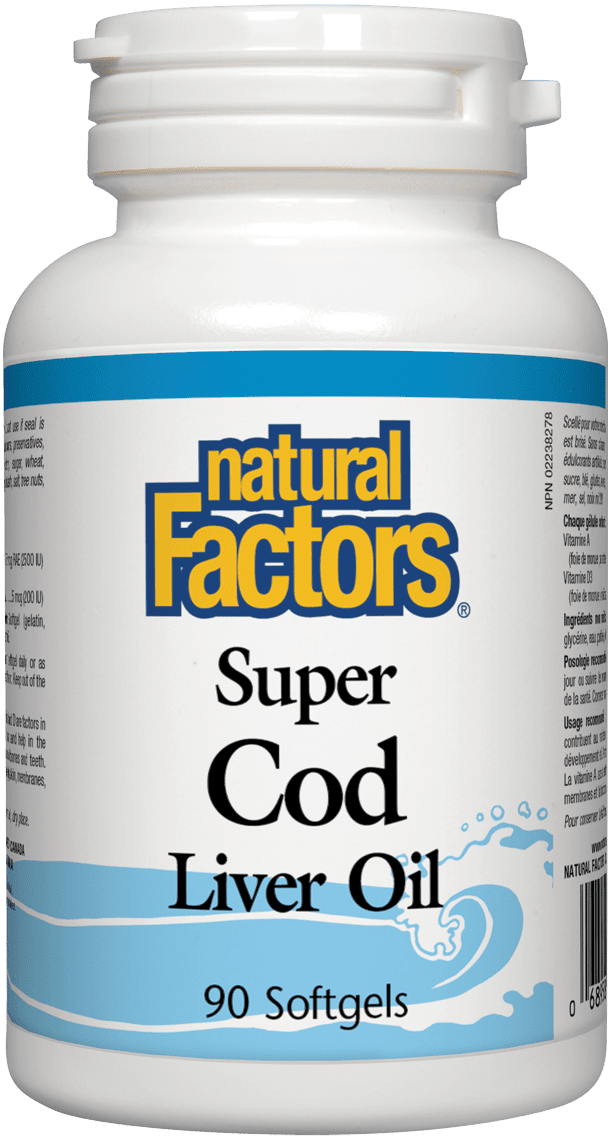 Natural Factors Super Cod Liver Oil Softgels Image 2