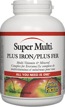 Natural Factors Super Plus Iron Multi Vitamin & Mineral Tablets Image 2
