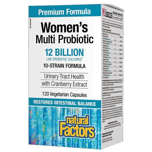 Natural Factors Ultimate Probiotics Women's 12 Billion Live Probiotic Cultures VCaps Image 1
