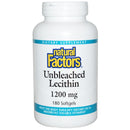 Natural Factors Unbleached Lecithin 1200 mg Softgels Image 1