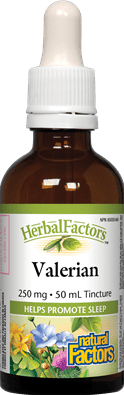 Natural Factors Valerian Tincture 250 mg 50 mL Image 1