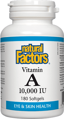 Natural Factors Vitamin A 10,000 IU Softgels Image 2