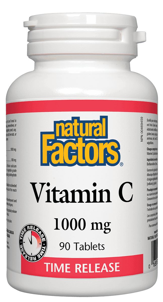 Natural Factors Vitamin C 1000 mg Time Release Tablets Image 2