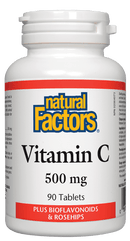 Natural Factors Vitamin C 500 mg 90 Tablets Image 1