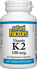 Natural Factors Vitamin K2 100 mcg VCaps Image 1