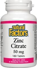 Natural Factors Zinc Citrate 50 mg Tablets Image 2