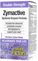 Natural Factors Zymactive Double Strength 90 Tablets Image 1