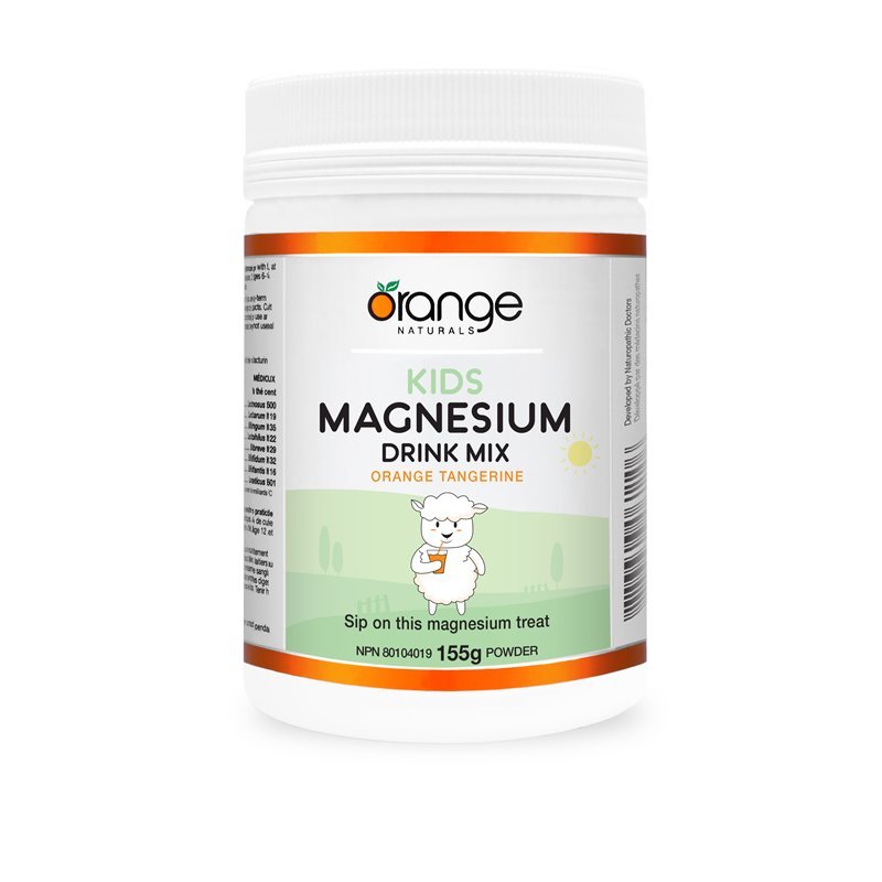 Naturals Kids Magnesium Drink Mix - Orange Tangerine 155 g Image 1