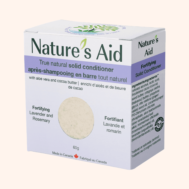 Nature's Aid True Natural Solid Conditioner Bar - Lavender & Rosemary 60 g Image 1