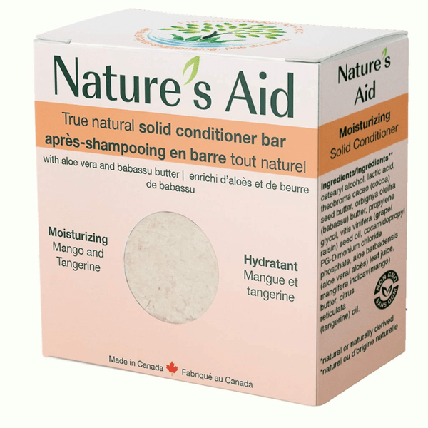 Nature's Aid True Natural Solid Conditioner Bar - Mango & Tangerine 60 g Image 1
