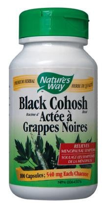 Nature's Way Black Cohosh 540 mg 100 Capsules Image 1