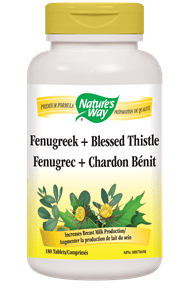 Nature's Way Fenugreek and Blessed Thistle 180 Tablets Image 1