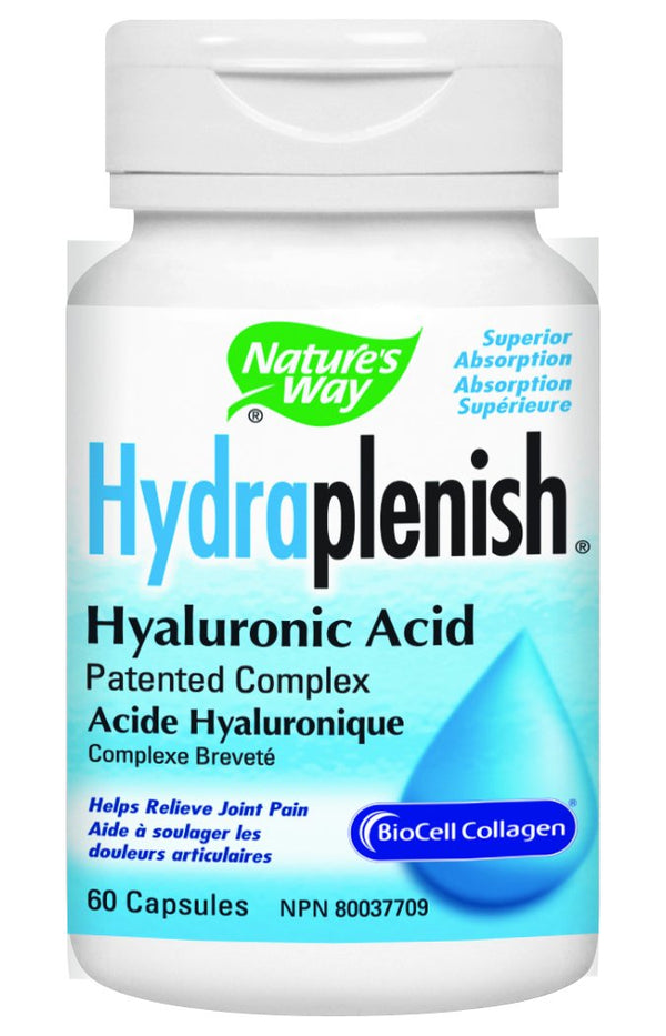 Nature's Way Hydraplenish Hyaluronic Acid 60 Capsules Image 1