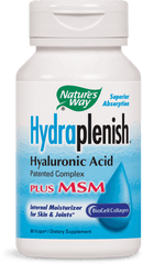 Nature's Way Hydraplenish Hyaluronic Acid Plus MSM 60 VCaps Image 1