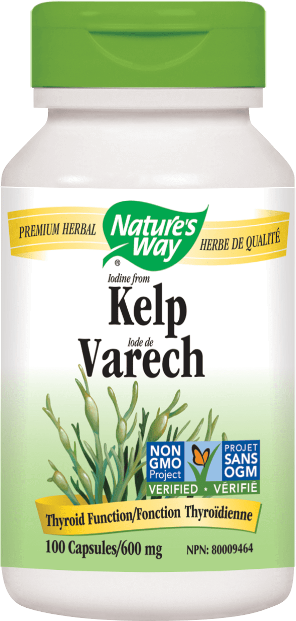 Nature's Way Kelp 600 mg 100 Capsules Image 1