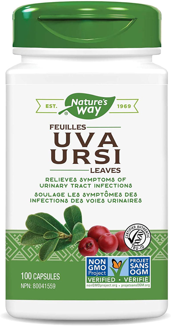 Nature's Way Uva Ursi Leaves 100 Capsules Image 1