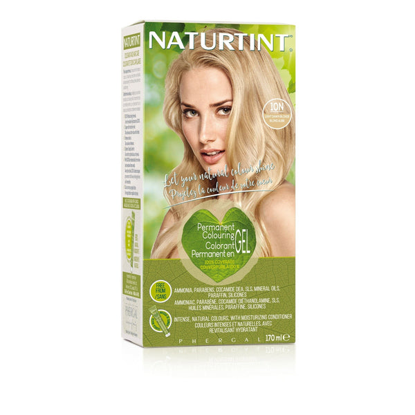 Naturtint Permanent Colouring Gel 10N - Light Dawn Blonde 170 mL Image 1