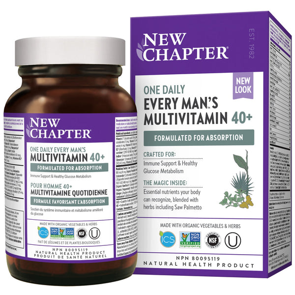 New Chapter Every Man's 40+ One Daily Tablets Image 1