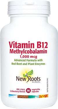 New Roots B12 Methylcobalamin 1000 mcg 90 VCaps Image 1