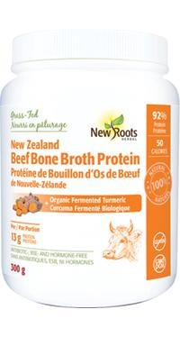 New Roots Beef Bone Broth Protein + Organic Fermented Turmeric 300 g Image 1
