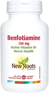 New Roots Benfotiamine 150 mg Vitamine B1 Active 60 VCaps Image 1