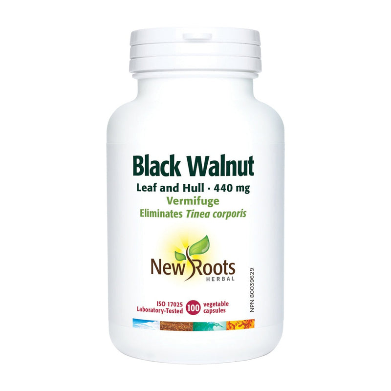 New Roots Black Walnut Leaves & Hulls 440 mg 100 VCaps Image 1