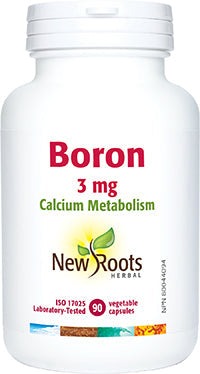 New Roots Boron 3 mg 90 VCaps Image 1