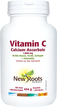 New Roots Calcium Ascorbate 454 g Image 1