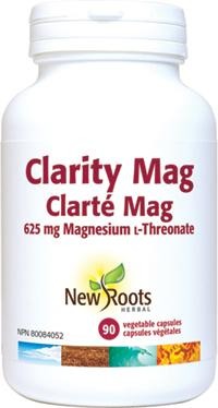 New Roots Clarity Mag 625 mg 90 VCaps Image 1
